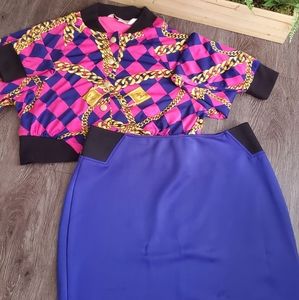 Nicki Minaj Skirt Set